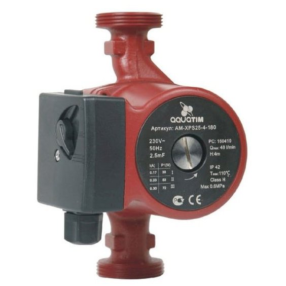 Циркуляционный насос. XPS 25-40 -130  AQUATIM  1/8